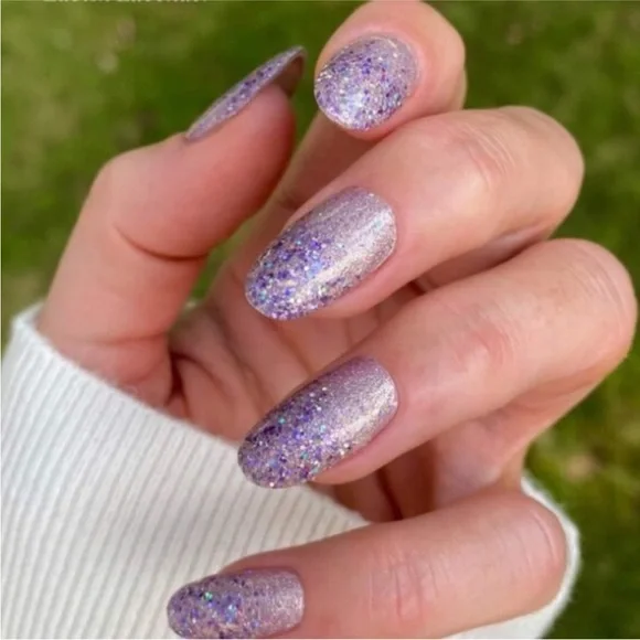 *Retired* Color Street: Lavish Lavender | Purple Glitter Sparkles Clear Overlay - Picture 9 of 15